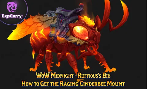 WoW Midnight - Ruffious's Bid: cómo conseguir la montura Raging Cinderbee