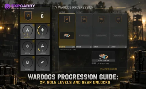 Guía de progresión de WARDOGS: XP, niveles de rol y desbloqueo de equipo