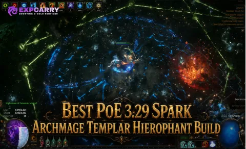 Mejor build Spark Archmage Templario Hierofante de PoE 3.29