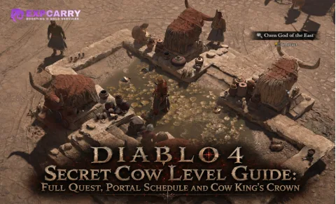 Guide du niveau secret des vaches de Diablo 4 : quête complète, horaires du portail et Couronne du Roi des vaches