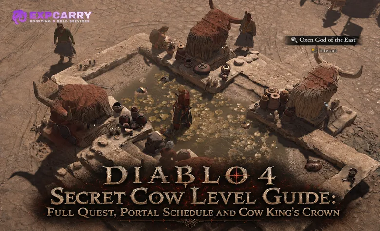 Guía del nivel secreto de las vacas de Diablo 4: misión completa, horario del portal y Corona del Rey de las Vacas