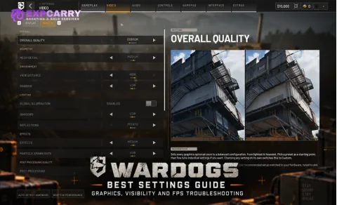 WARDOGS: mejores ajustes — gráficos, visibilidad y solución de problemas de FPS
