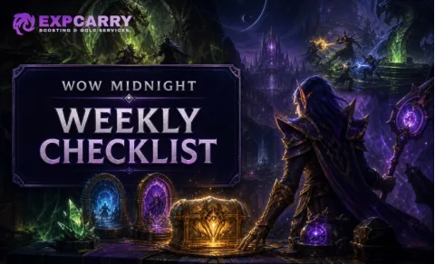 Lista semanal de WoW Midnight Temporada 2: banda, Míticas+, simas y catalizador