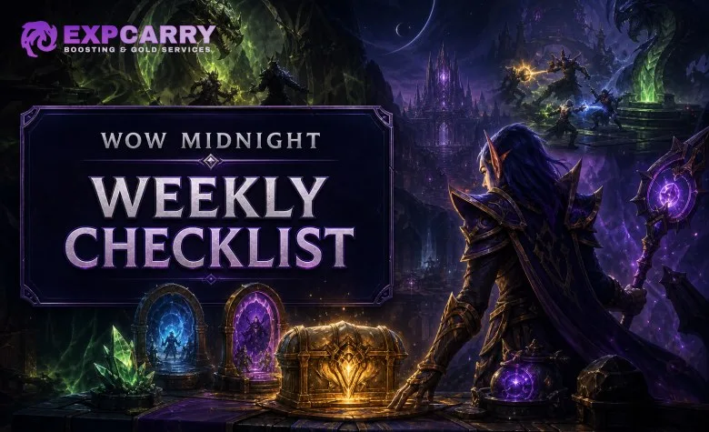 Lista semanal de WoW Midnight Temporada 2: banda, Míticas+, simas y catalizador Lista semanal de WoW Midnight Temporada 2: banda, Míticas+, simas y catalizador