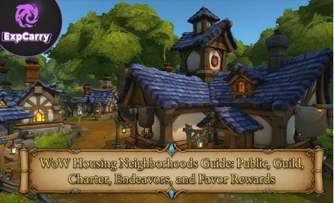 Guide des quartiers de logement dans WoW : publics, de guilde, chartes, entreprises et récompenses de faveur