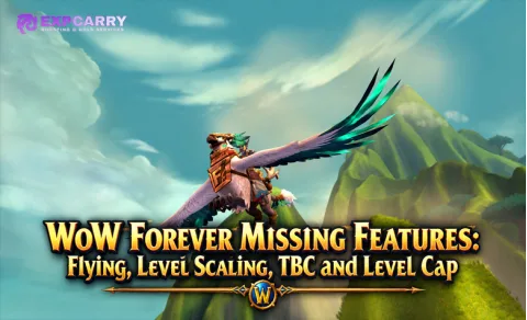 Funciones que faltan en WoW Forever: vuelo, escalado de nivel, TBC y nivel máximo