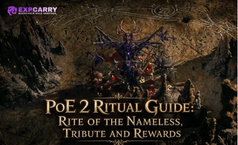Guía del Ritual de PoE 2: Rito de los Sin Nombre, Tributo y recompensas