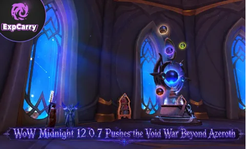 WoW Midnight 12.0.7 lleva la guerra del Vacío más allá de Azeroth