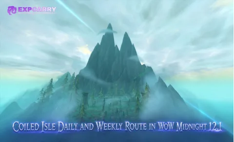 Ruta diaria y semanal de la isla Coiled en WoW Midnight 12.1