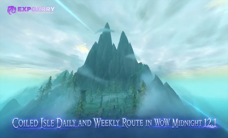 Ruta diaria y semanal de la isla Coiled en WoW Midnight 12.1