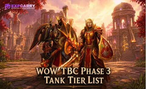 Lista de niveles de tanques de WoW TBC Phase 3