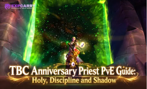 Guía PvE del Sacerdote en TBC Anniversary: Sagrado, Disciplina y Sombras