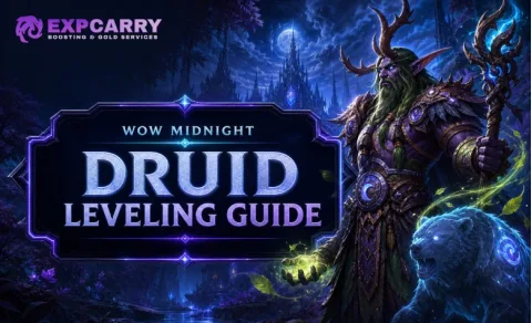Guide de montée en niveau du druide WoW Midnight, du niveau 1 à 90 : meilleure spécialisation, talents et rotation