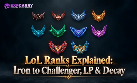 Rangs LoL expliqués : Fer à Challenger, LP et déclin