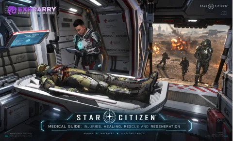 Guide médical Star Citizen : blessures, soins, secours et régénération