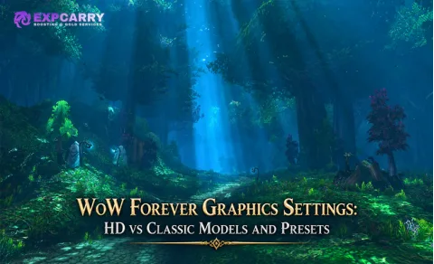 Ajustes gráficos de WoW Forever: modelos HD y clásicos, y preajustes