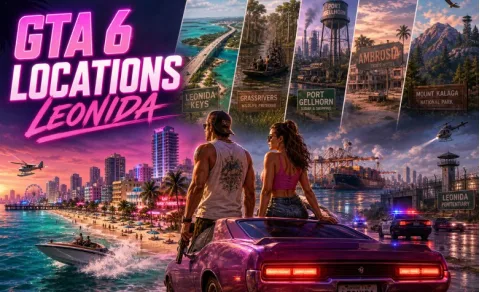 Ubicaciones de GTA 6: regiones y lugares confirmados