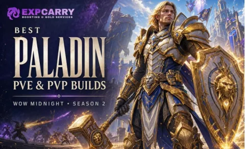 Mejores builds de Paladín PvE y JcJ para WoW Midnight, temporada 2