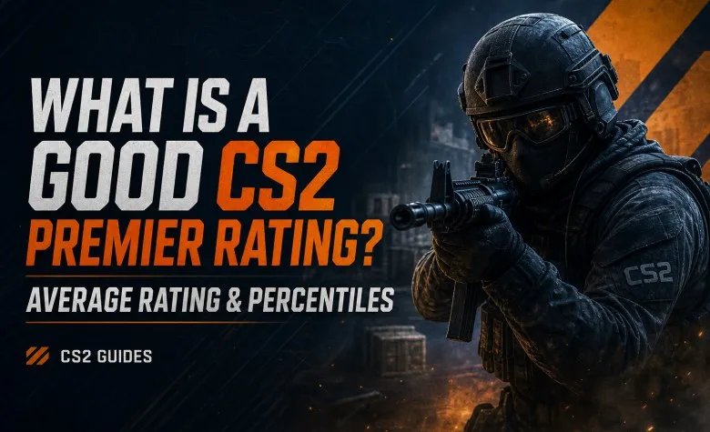 Was ist ein gutes CS2 Premier Rating? Durchschnitt & Perzentile