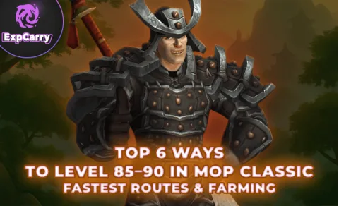Las 6 mejores formas de subir del nivel 85 al 90 en MoP Classic: rutas rápidas y farmeo