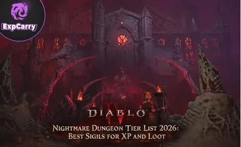 Diablo 4 : classement des donjons du Cauchemar 2026 — meilleurs Sigils pour l’XP et le butin