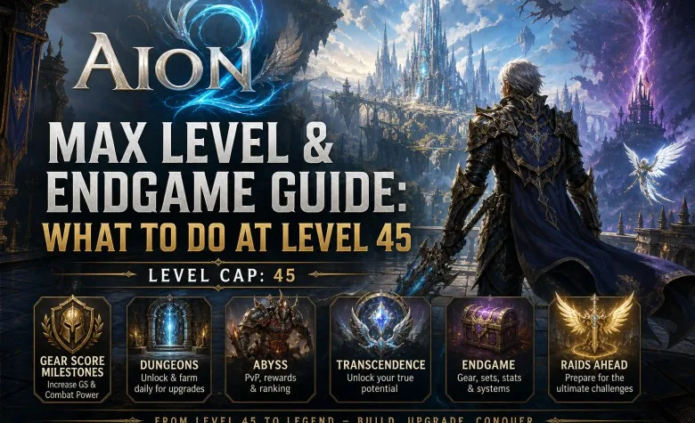 AION 2 Max Level & Endgame Guide: What to Do at Level 45