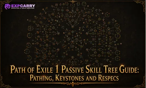 Guía del árbol de habilidades pasivas de Path of Exile 1: rutas, keystones y reasignaciones