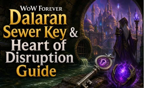 Clé des Égouts de Dalaran dans WoW Forever : Guide Complet