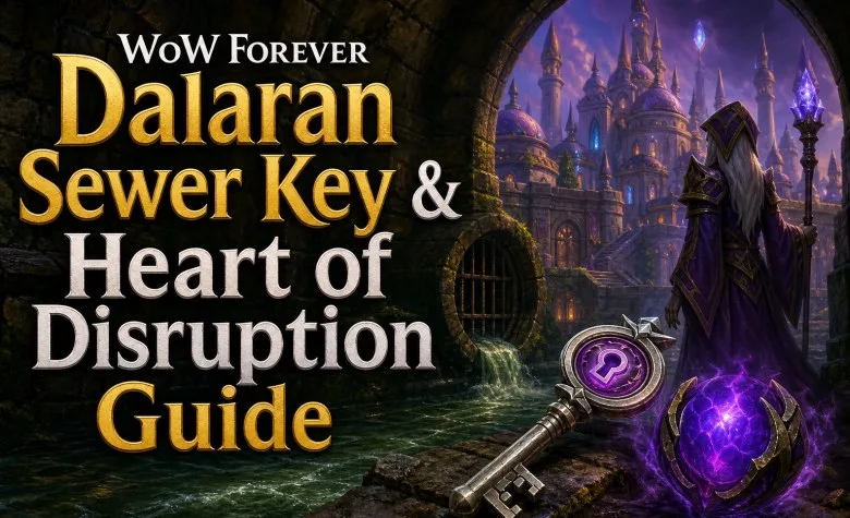 WoW Forever Dalaran Sewer Key & Heart of Disruption Guide