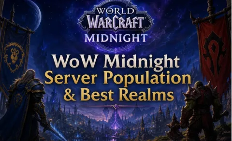 Population des Serveurs WoW Midnight et Meilleurs Royaumes