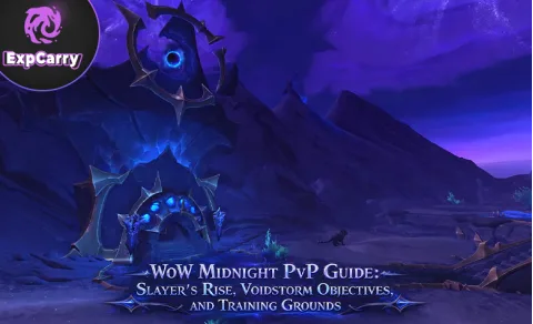 Guía JcJ de WoW Midnight: Slayer’s Rise, objetivos de Voidstorm y campos de entrenamiento
