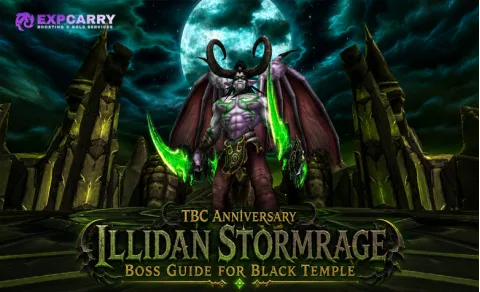 Guía del jefe Illidan Tempestira para el Templo Oscuro en TBC Anniversary