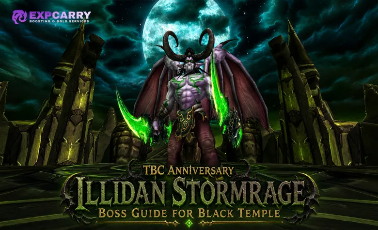 Guía del jefe Illidan Tempestira para el Templo Oscuro en TBC Anniversary