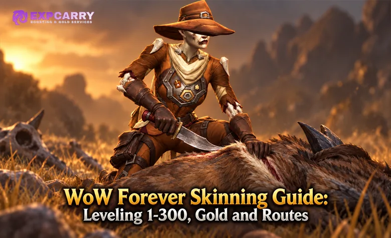 WoW Forever Skinning Guide: Leveling 1-300, Gold and Routes