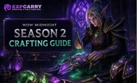 Guide de fabrication WoW Midnight Saison 2 : étincelles, écus, embellissements et équipement BiS