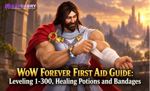 Guía de primeros auxilios de WoW Forever: subir de 1 a 300, pociones de sanación y vendas