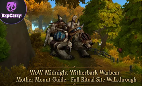 Guía de la montura Madre oso de guerra Witherbark de WoW Midnight: recorrido completo del ritual