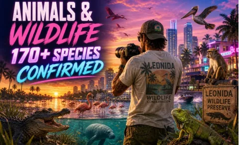 Animales de GTA 6: más de 170 especies confirmadas