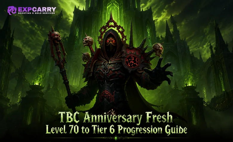 Guide de progression de fraîchement niveau 70 jusqu’au T6 dans TBC Anniversary