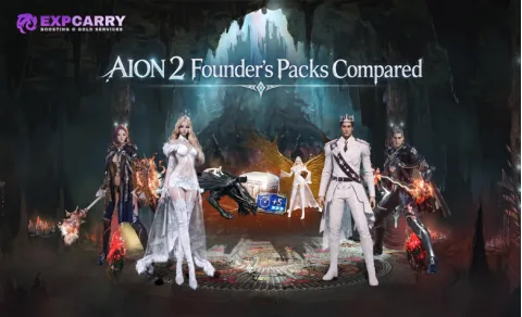 Comparativa de los packs de Fundador de AION 2