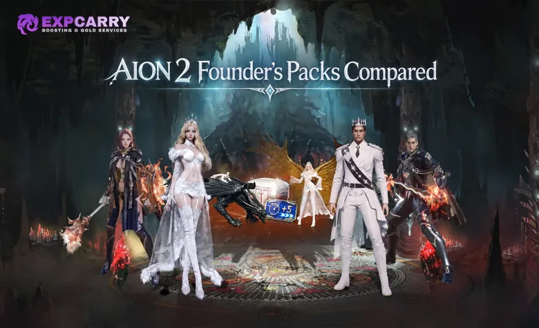 Comparativa de los packs de Fundador de AION 2