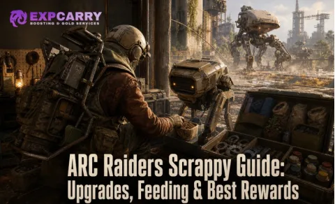Guía de Scrappy en ARC Raiders: mejoras, alimentación y mejores recompensas