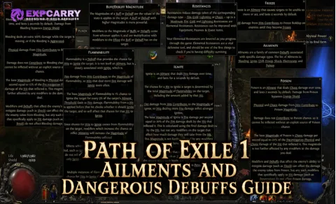 Guía de alteraciones y perjuicios peligrosos de Path of Exile 1