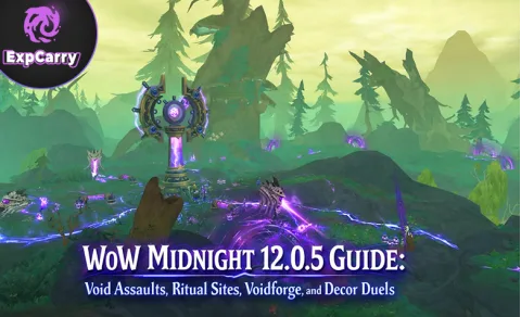 Guía de WoW Midnight 12.0.5: asaltos del Vacío, lugares rituales, Forja del Vacío y duelos de decoración