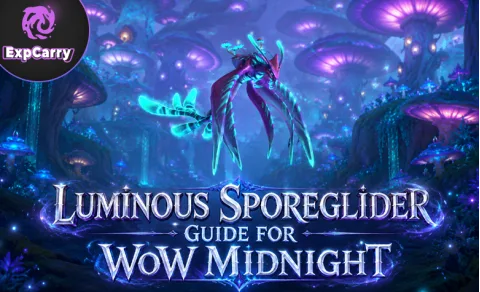 Guía de Luminous Sporeglider para WoW Midnight