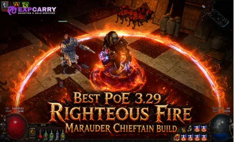 Mejor build de Chieftain Marauder Righteous Fire de PoE 3.29