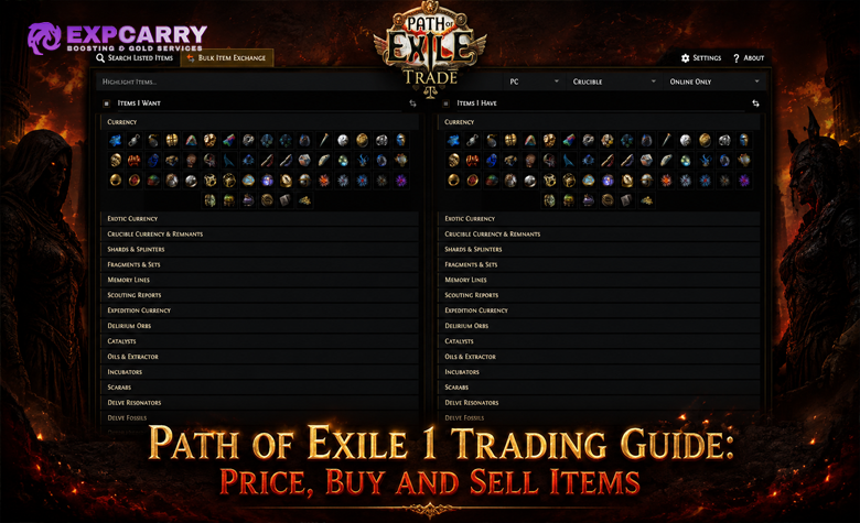 Path of Exile 1 Trading Guide: Price, Buy and Sell Items Path of Exile 1 Trading Guide: Price, Buy and Sell Items