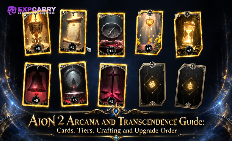 AION 2 Arcana and Transcendence Guide: Cards, Tiers, Crafting and Upgrade Order