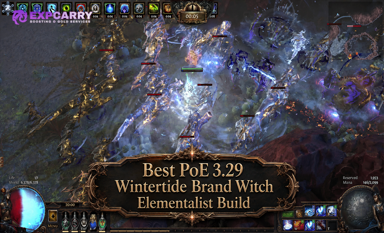Best PoE 3.29 Wintertide Brand Witch Elementalist Build
