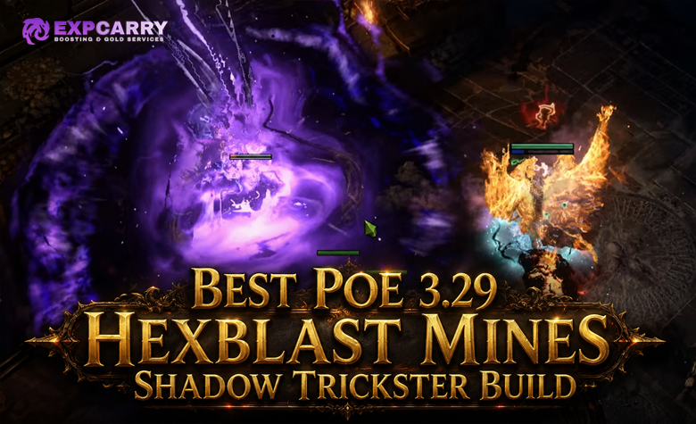 Best PoE 3.29 Hexblast Mines Shadow Trickster Build